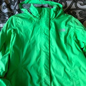 The northface womens green size medium jacket.